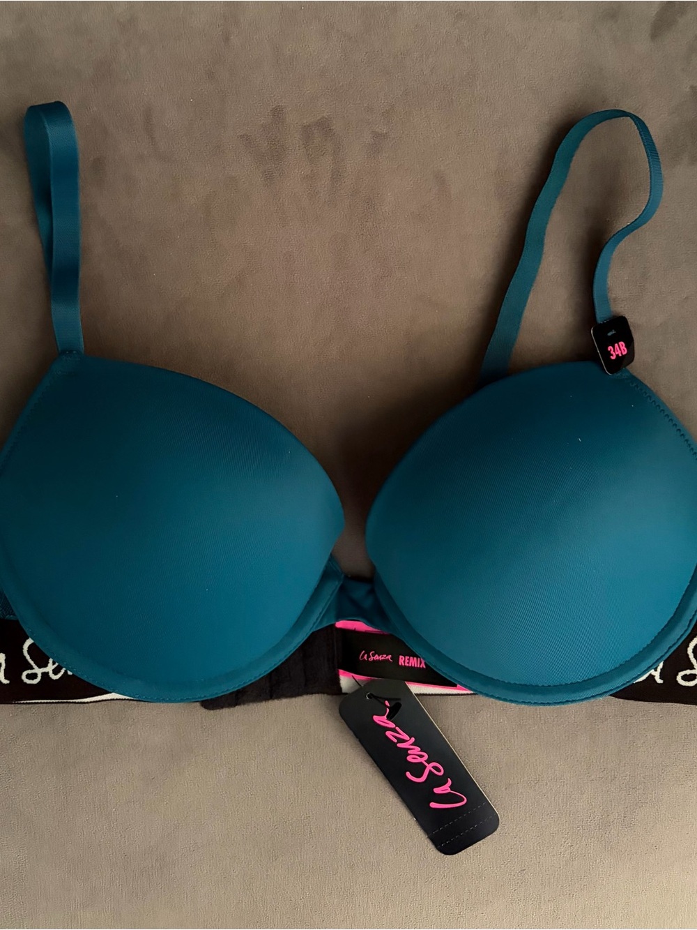 Brand New La SENZA Teal Push up Remix Bra